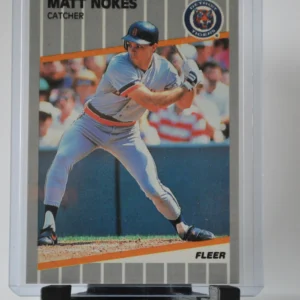 Matt Nokes 1989 Fleer Baseball Base Set #140