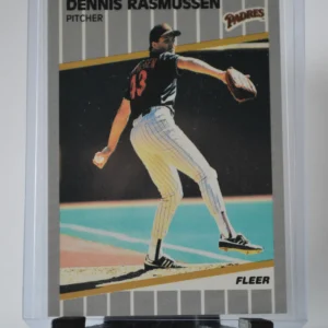 Dennis Rasmussen 1989 Fleer Baseball Base Set #314