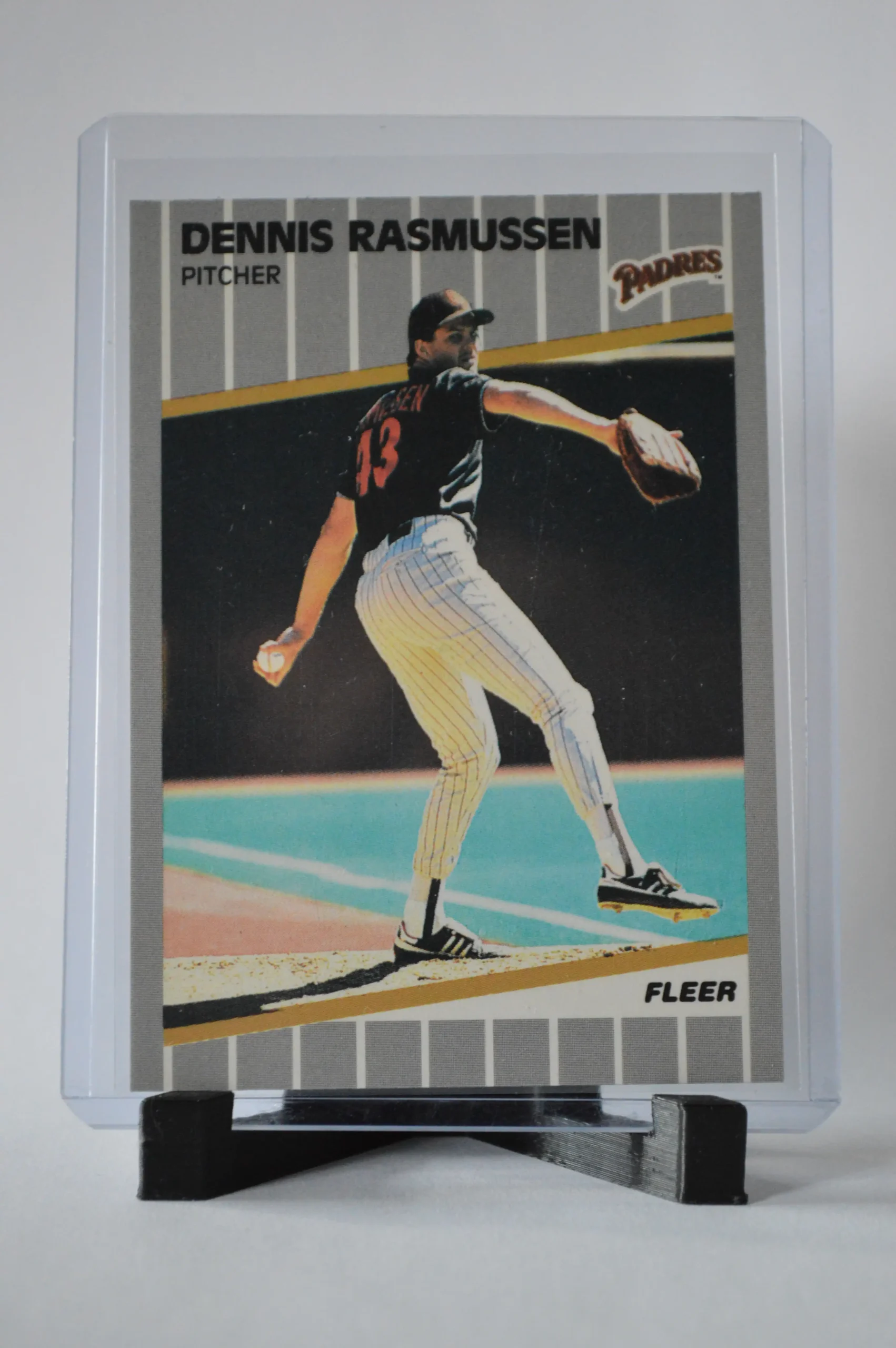 Dennis Rasmussen 1989 Fleer Baseball Base Set #314