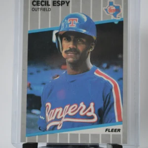 Cecil Espy 1989 Fleer Baseball Base Set #517