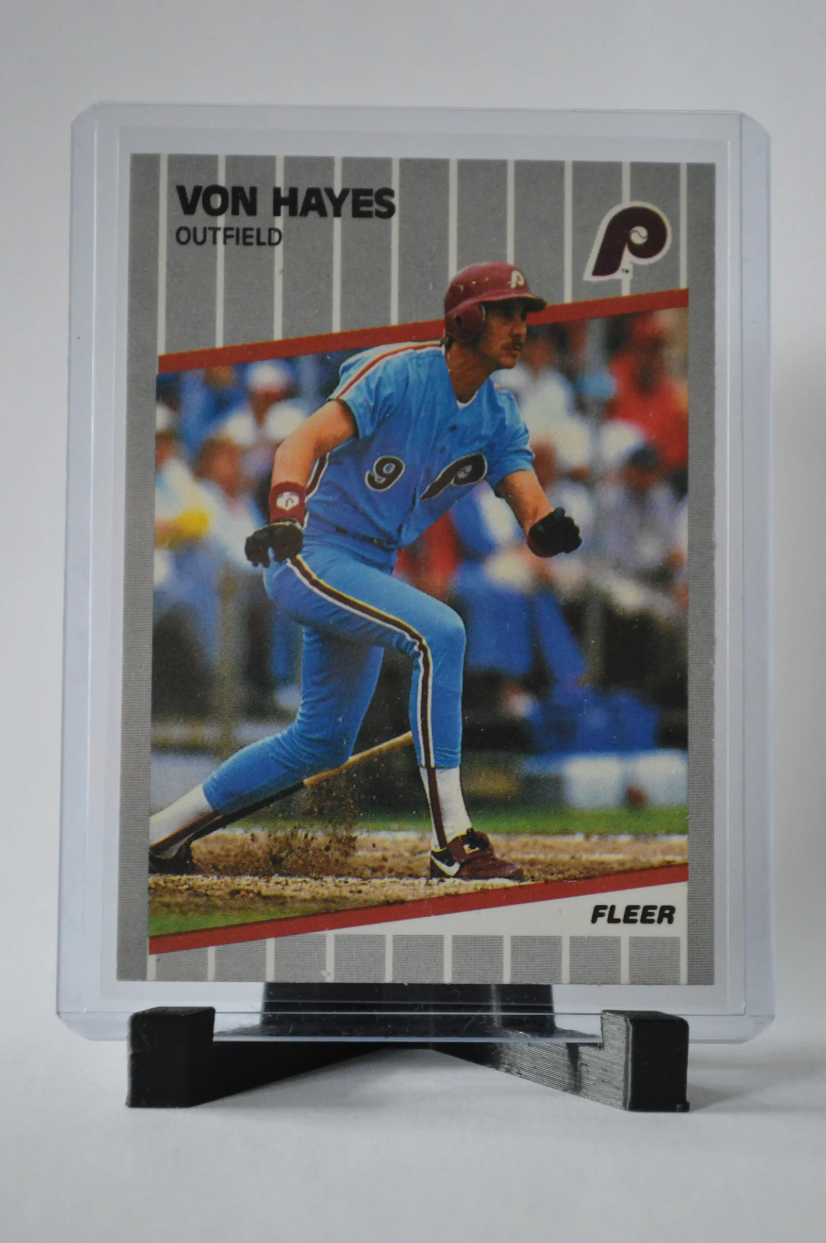 Von Hayes 1989 Fleer Baseball Base Set #571