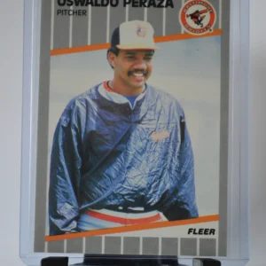 Oswaldo Peraza 1989 Fleer Baseball Base Set #615