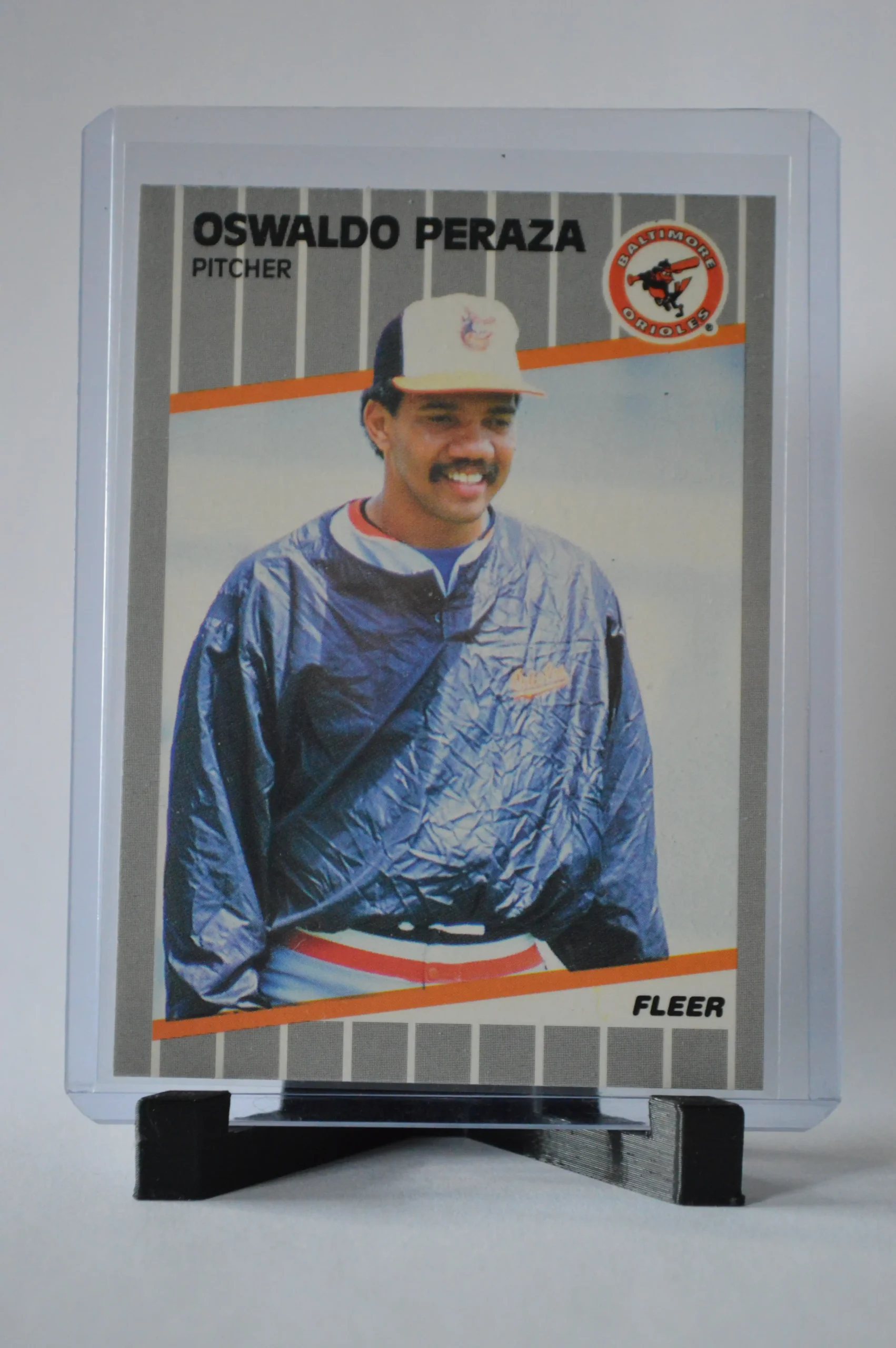 Oswaldo Peraza 1989 Fleer Baseball Base Set #615