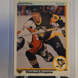 Gord Dineen - Pittsburgh Penguins 1990-91 Upper Deck Hockey Base Set #369