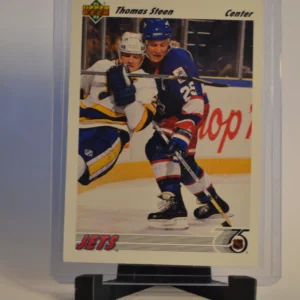 Thomas Steen - Winnipeg Jets 1991-92 Upper Deck Hockey Base Set #181