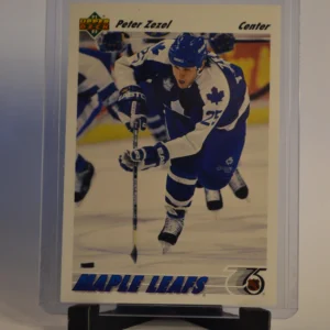 Peter Zezel - Toronto Maple Leafs 1991-92 Upper Deck Hockey Base Set #241