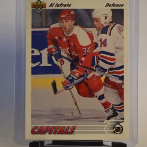 Al Iafrate - Washington Capitals 1991-92 Upper Deck Hockey Base Set #318