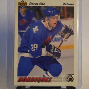 Steven Finn - Quebec Nordiques 1991-92 Upper Deck Hockey Base Set #340
