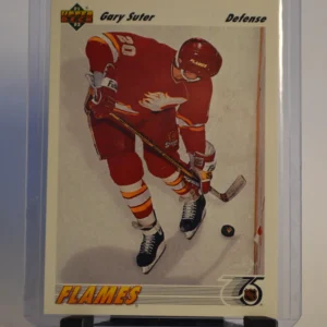 Gary Suter - Calgary Flames 1991-92 Upper Deck Hockey Base Set #341