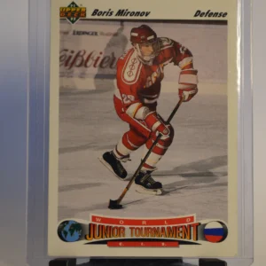 Boris Mironov - CIS WJT RC 1991-92 Upper Deck Hockey Base Set #662