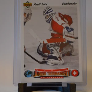 Pauli Jaks - Switzerland WJT RC 1991-92 Upper Deck Hockey Base Set #663