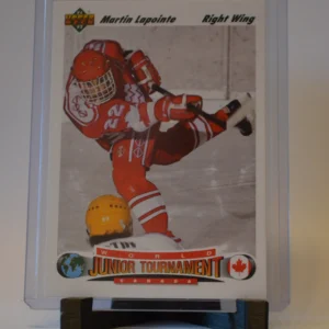 Martin Lapointe - Canada WJT 1991-92 Upper Deck Hockey Base Set #685