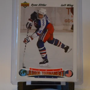 Ryan Sittler - USA WJT RC 1991-92 Upper Deck Hockey Base Set #695