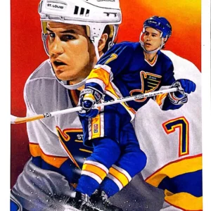 Nelson Merson Team Card 1992-93 Upper Deck Hockey Base Set #18