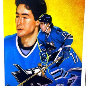 Pat Falloon Team Card 1992-93 Upper Deck Hockey Base Set #19