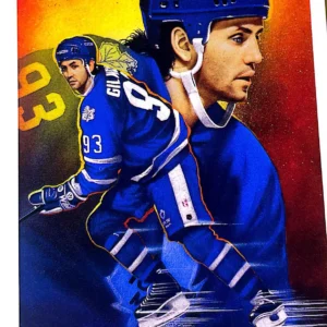 Doug Gilmour Team Card 1992-93 Upper Deck Hockey Base Set #21