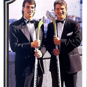 Joe Sakic, Brian Sakic - Bloodlnes 1992-93 Upper Deck Hockey Base Set #36