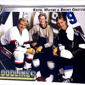 Keith Gretzky, Wayne Gretzky, Brent Gretzky - Bloodlines 1992-93 Upper Deck Hockey Base Set #37
