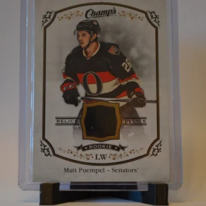 Matt Puempel - Ottawa Senators  2015-16 Upper Deck Champs Hockey Rookie Jerseys #J-MP