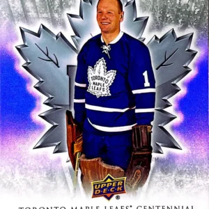 Johnny Bower 2017-18 Upper Deck Maple Leafs Centennial Base Set #4