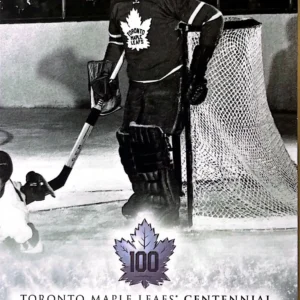 Johnny Bower - Vezina 2017-18 Upper Deck Maple Leafs Centennial Base SP Set #117