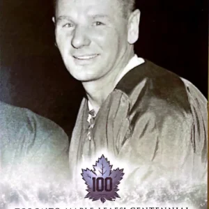 Johnny Bower - Vezina 2017-18 Upper Deck Maple Leafs Centennial Base SP Set #119