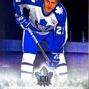 Borje Salming - 155 +/- 2017-18 Upper Deck Maple Leafs Centennial Base SP Set #138