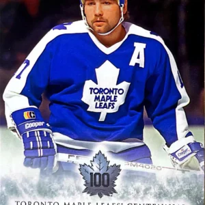 Wendel Clark - 21 PP Goals 2017-18 Upper Deck Maple Leafs Centennial Base SP Set #145