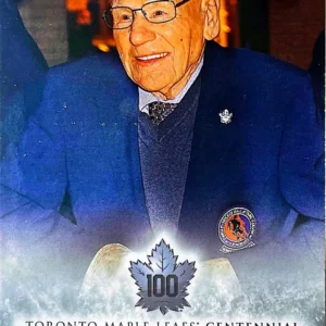Johnny Bower - 1976 2017-18 Upper Deck Maple Leafs Centennial Base SP Set #159