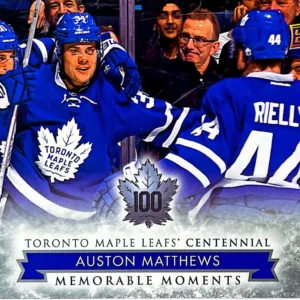 Auston Matthews: 3/28/2017 2017-18 Upper Deck Maple Leafs Centennial Base SP Set #200