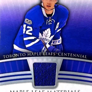 Tyler Bozak 2017-18 Upper Deck Maple Leafs Centennial Maple Leaf Materials Set #ML-TB
