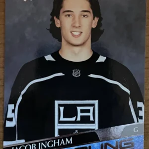 Jacob Ingham 2020-21 Upper Deck Extended Series Hockey Base Set - Young Guns #706
