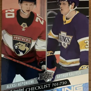 Aleksi Heponiemi/Arthur Kaliyev CL 2020-21 Upper Deck Extended Series Hockey Base Set - Young Guns #730