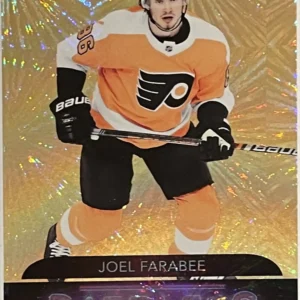 Joel Farabee 2020-21 Upper Deck Extended Series Hockey Dazzlers Orange Parallel #DZ-132