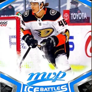 Trevor Zegras 2021-22 Upper Deck MVP Ice Battles Parallel - Rookie SP's #IB-249