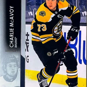 Charlie McAvoy 2021-22 Upper Deck Series 1 Hockey Base Set #18