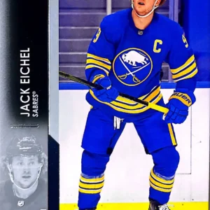 Jack Eichel 2021-22 Upper Deck Series 1 Hockey Base Set #22