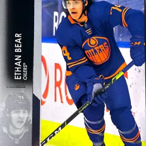 Ethan Bear 2021-22 Upper Deck Series 1 Hockey Base Set #71