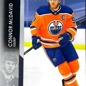 Connor McDavid 2021-22 Upper Deck Series 1 Hockey Base Set #73