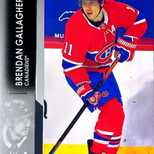 Brendan Gallagher 2021-22 Upper Deck Series 1 Hockey Base Set #97
