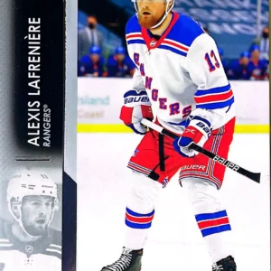 Alexis Lafreniere 2021-22 Upper Deck Series 1 Hockey Base Set #123