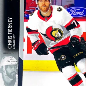 Chris Tierney 2021-22 Upper Deck Series 1 Hockey Base Set #131