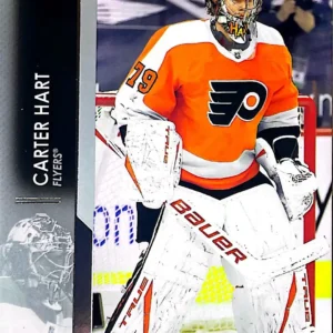 Carter Hart 2021-22 Upper Deck Series 1 Hockey Base Set #135