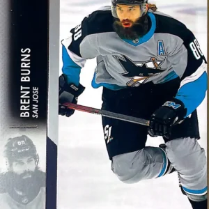 Brent Burns 2021-22 Upper Deck Series 1 Hockey Base Set #147