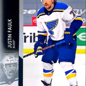 Justin Faulk 2021-22 Upper Deck Series 1 Hockey Base Set #154