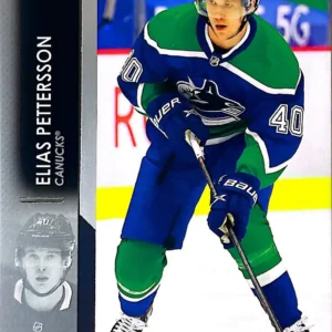 Elias Pettersson 2021-22 Upper Deck Series 1 Hockey Base Set #179