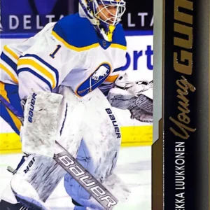 Ukko-Pekka Luukkonen 2021-22 Upper Deck Series 1 Hockey Base Set - Young Guns #202