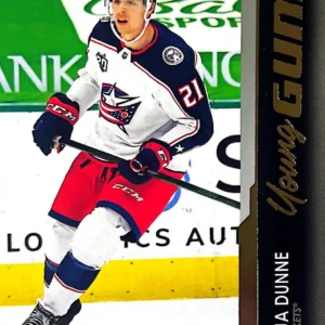 Joshua Dunne 2021-22 Upper Deck Series 1 Hockey Base Set - Young Guns #218