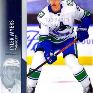 Tyler Myers 2021-22 Upper Deck Series 1 Hockey Clear Cut Parallel #177