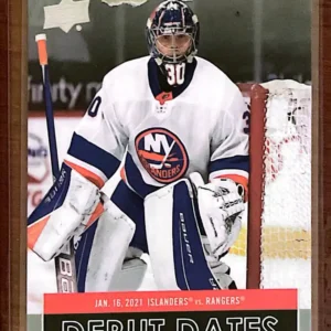 Ilya Sorokin 2021-22 Upper Deck Series 1 Hockey Debut Dates #DD-22
